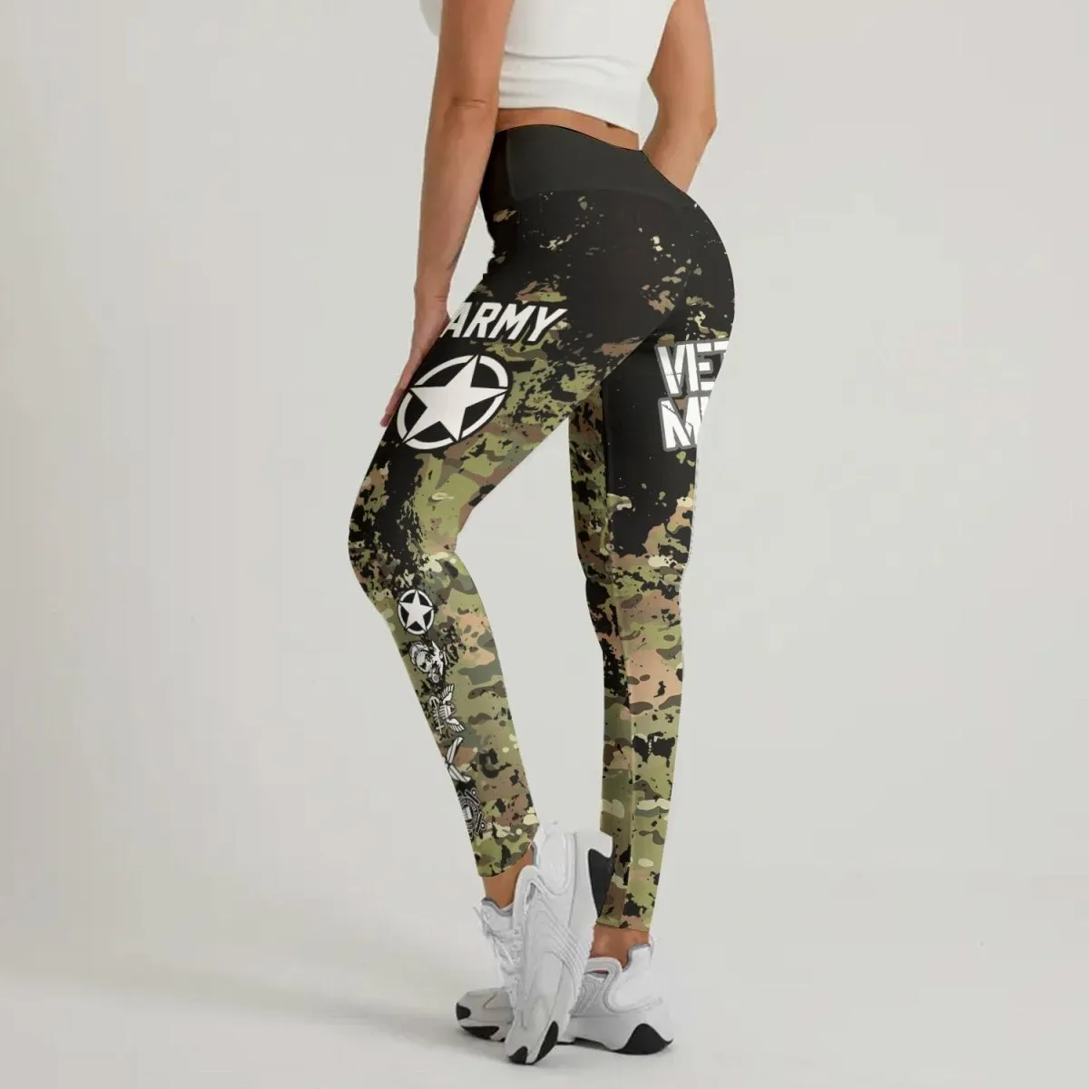 Veteran Army Camouflage Leggings