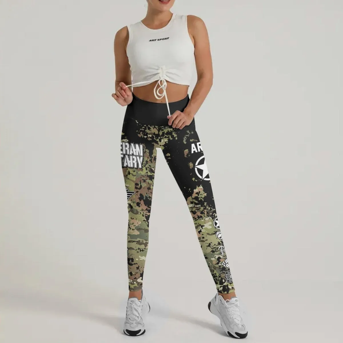 Veteran Army Camouflage Leggings