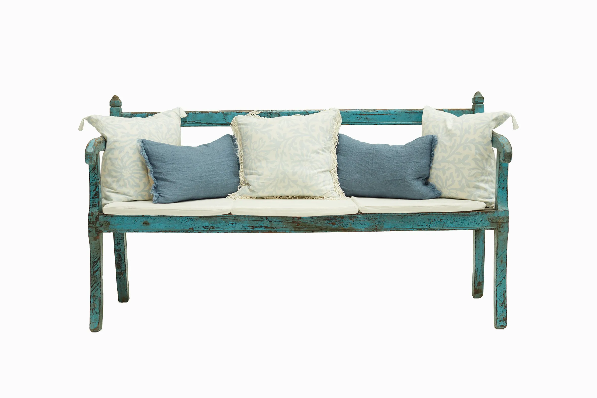 Vintage Indian teak  bench