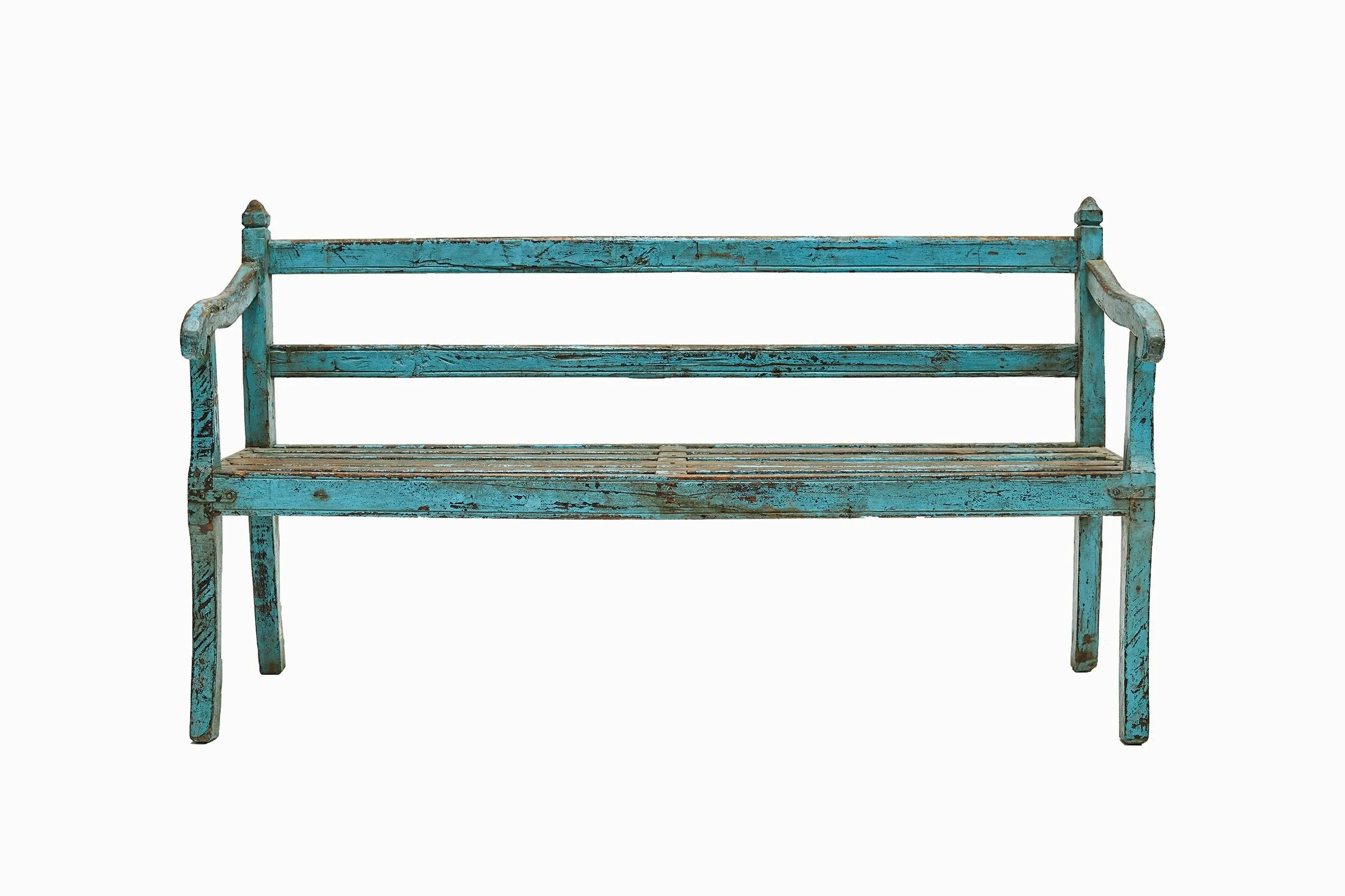 Vintage Indian teak  bench