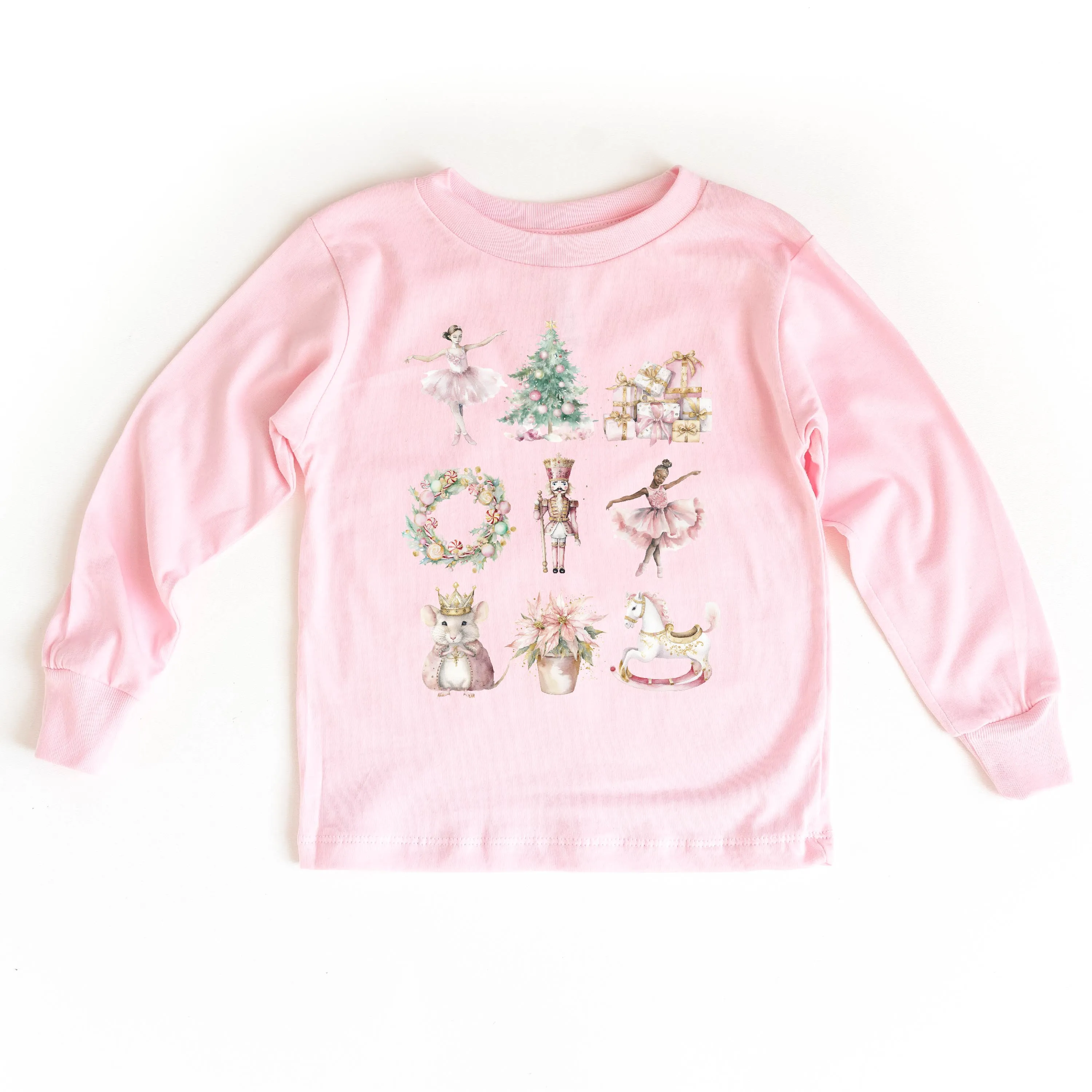 Watercolor Nutcracker - Child LONG SLEEVE Tee