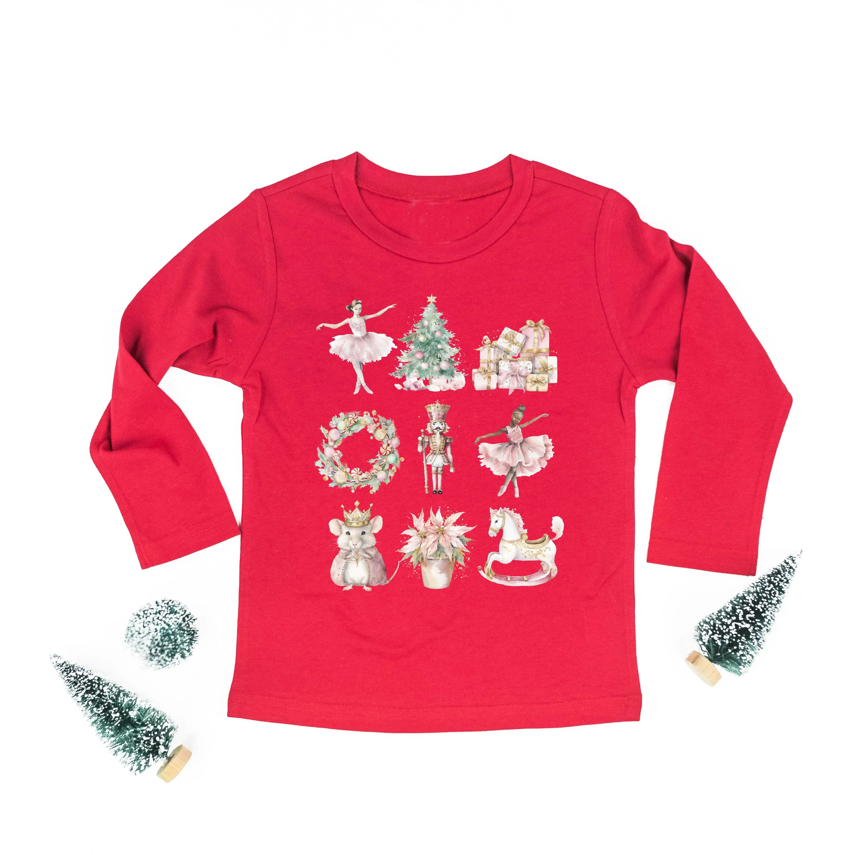 Watercolor Nutcracker - Child LONG SLEEVE Tee