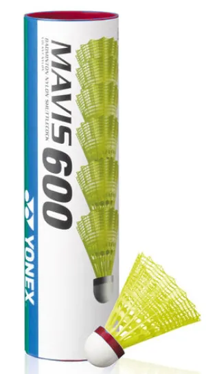Yonex Mavis 600 Fast (Tube 6) - White