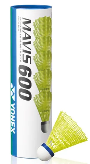 Yonex Mavis 600 Middle (Tube 6) - White